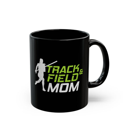 Pole Vault Mug Black - Track Field Mom Gift for Vaulter, Coach, Sports Parent 11 oz