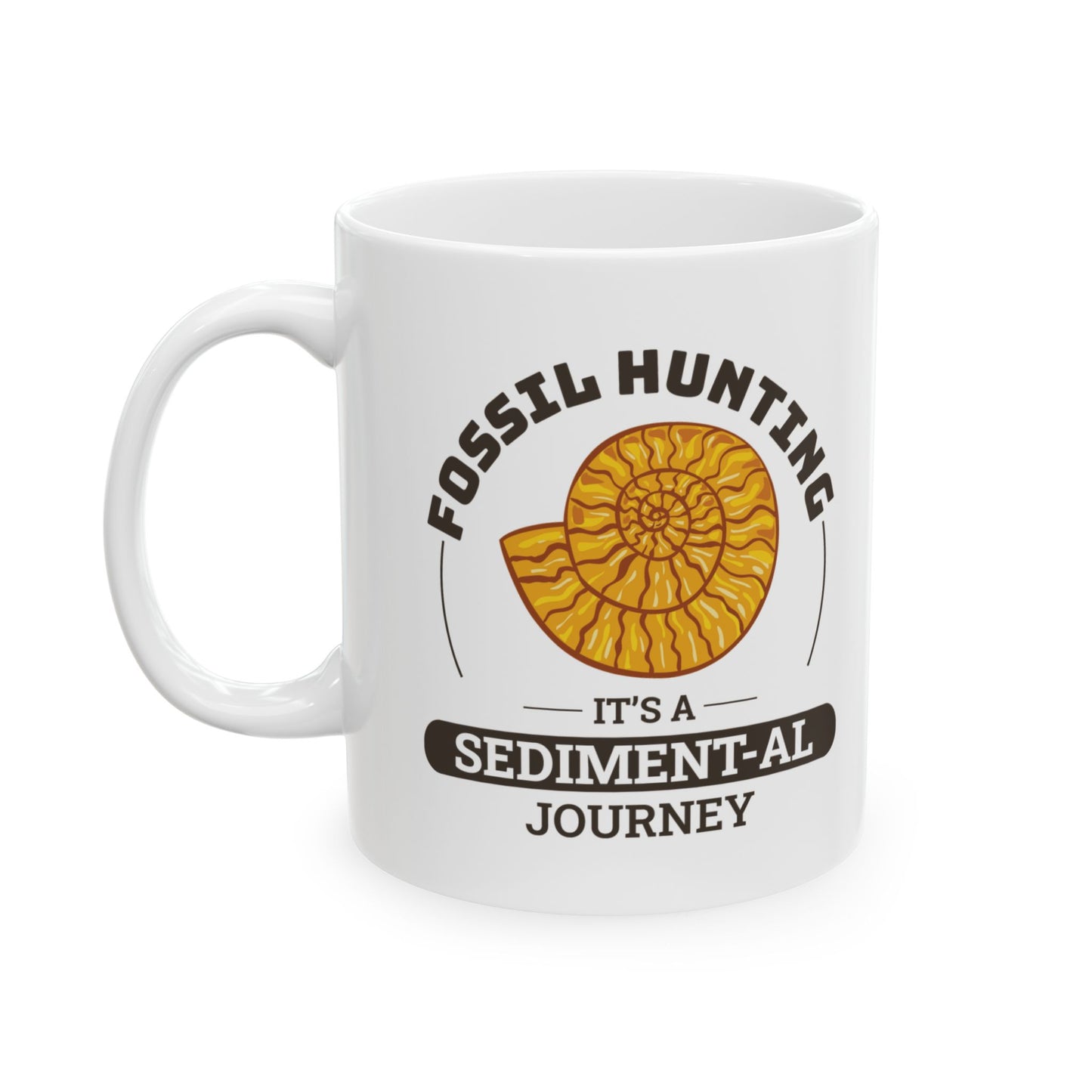 Dinosaur Fossil Mug for Fossil Hunter Enthusiasts - Sedimental Journey