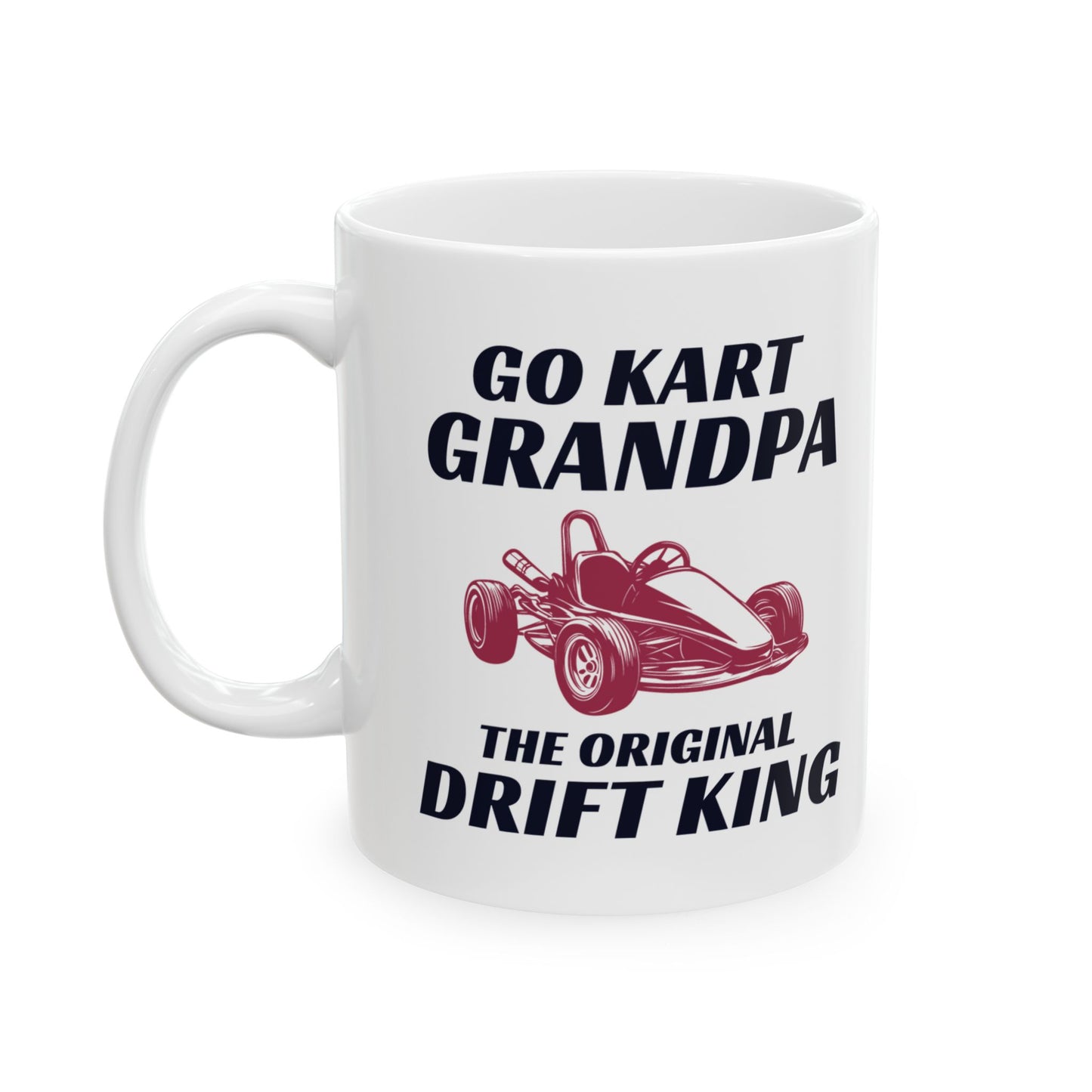 Go Kart Racing Mug - Drift King Design for Enthusiasts and Racers