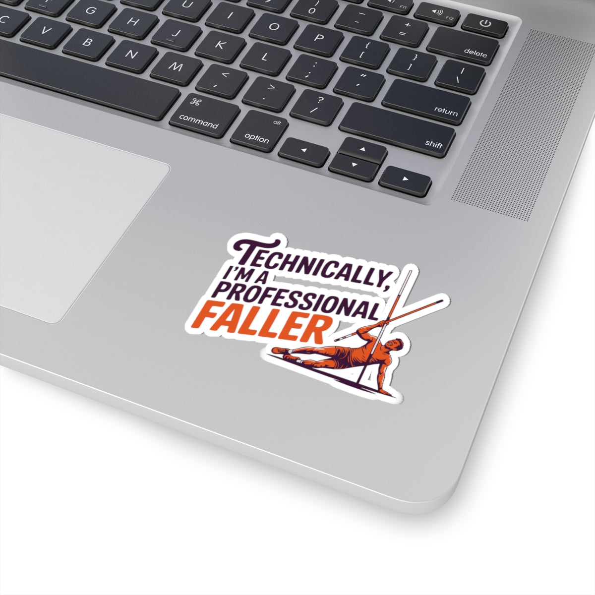 Pole Vault Sticker – Funny Professional Faller Humor Sport Decal for Track & Field Athletes Vaulters