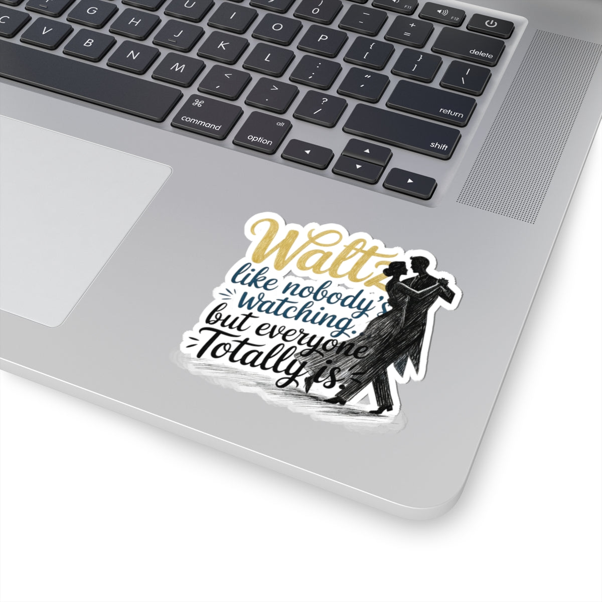 Dance Confidence Sticker - Waltz Expression Vinyl Decal for Performers, Social Dancers