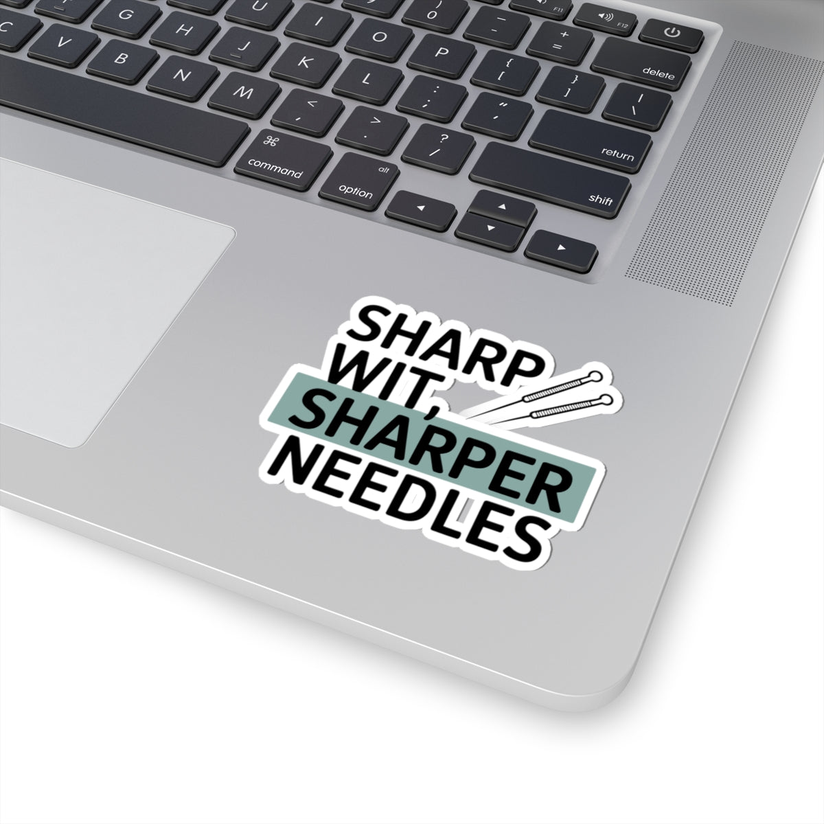 Sharp Wit Acupuncturist Sticker - Needle Humor Vinyl Decal for TCM Practitioners, Healers