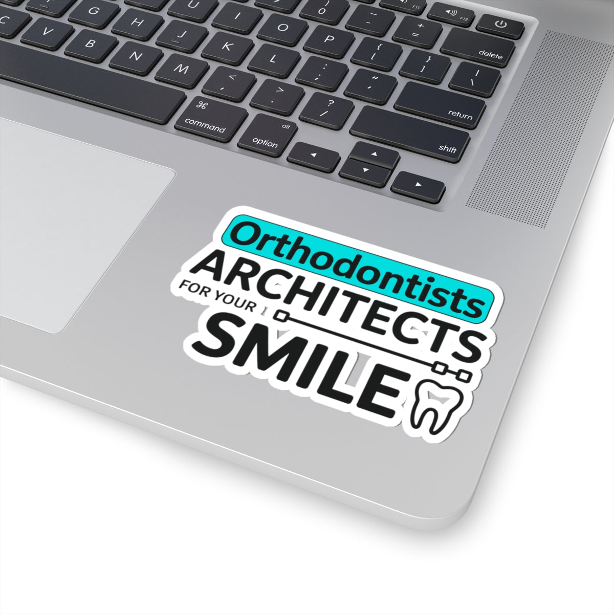 Architect Smile Sticker - Orthodontist Appreciation Vinyl Decal for Patients and Dentists