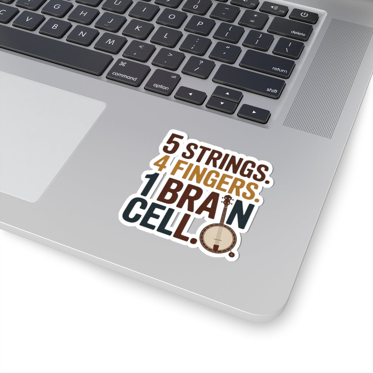 Banjo Sticker – Hilarious Self-Aware Humor Numbered Decal for Bluegrass Musicians Five-String Instrument Lovers