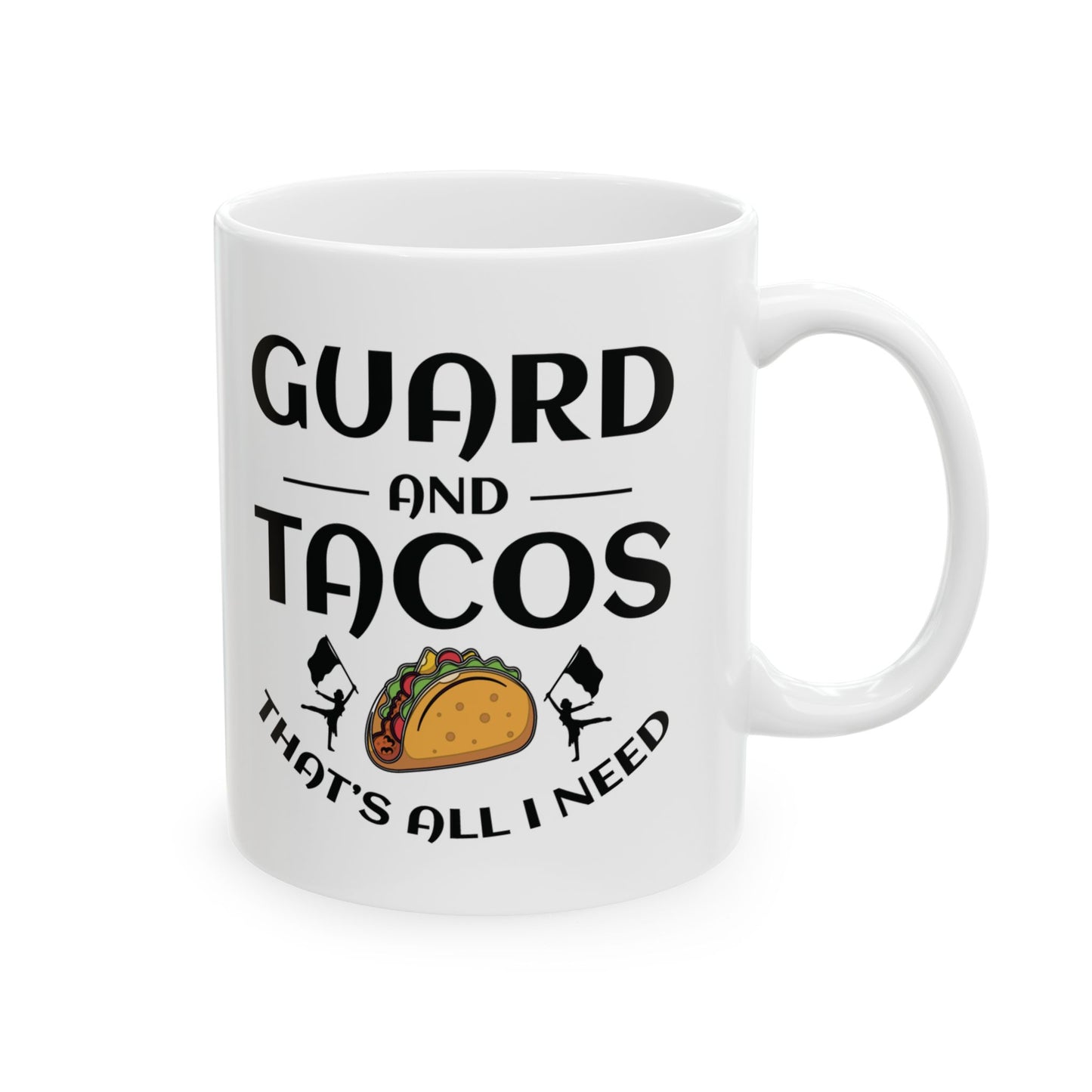 Color Guard Mug - Guard & Tacos Design for Enthusiasts