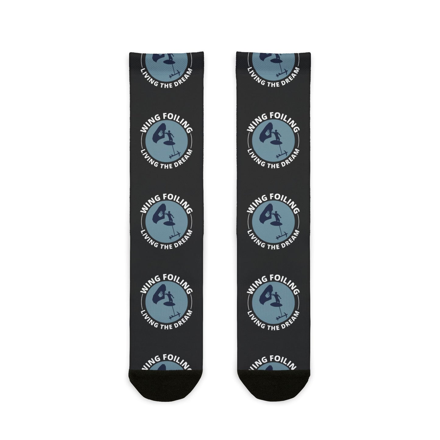 Wing Foiling Socks - Living the Dream Design for Foil Riders