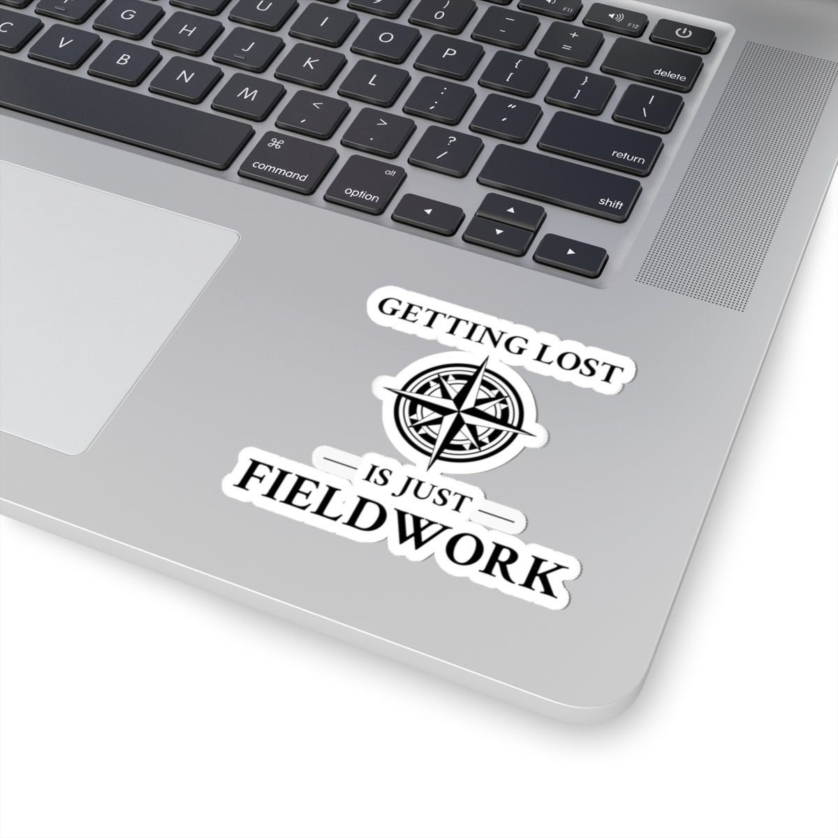 Geographer's Fieldwork Sticker - Strategic Navigation Decal for Cartographers & Explorers