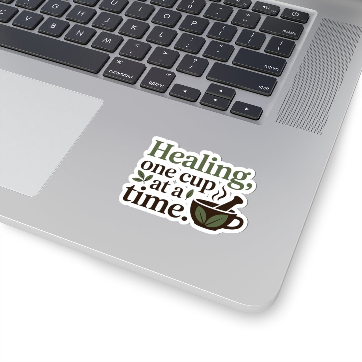 Herbalist Healing Sticker - Cup by Cup Wellness Vinyl Decal for Herbalists, Tea Practitioners