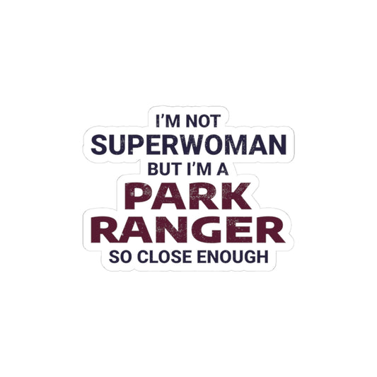 Park Ranger Sticker - Conservation Officer Vinyl Decal for Wildlife Professionals & Nature Lovers