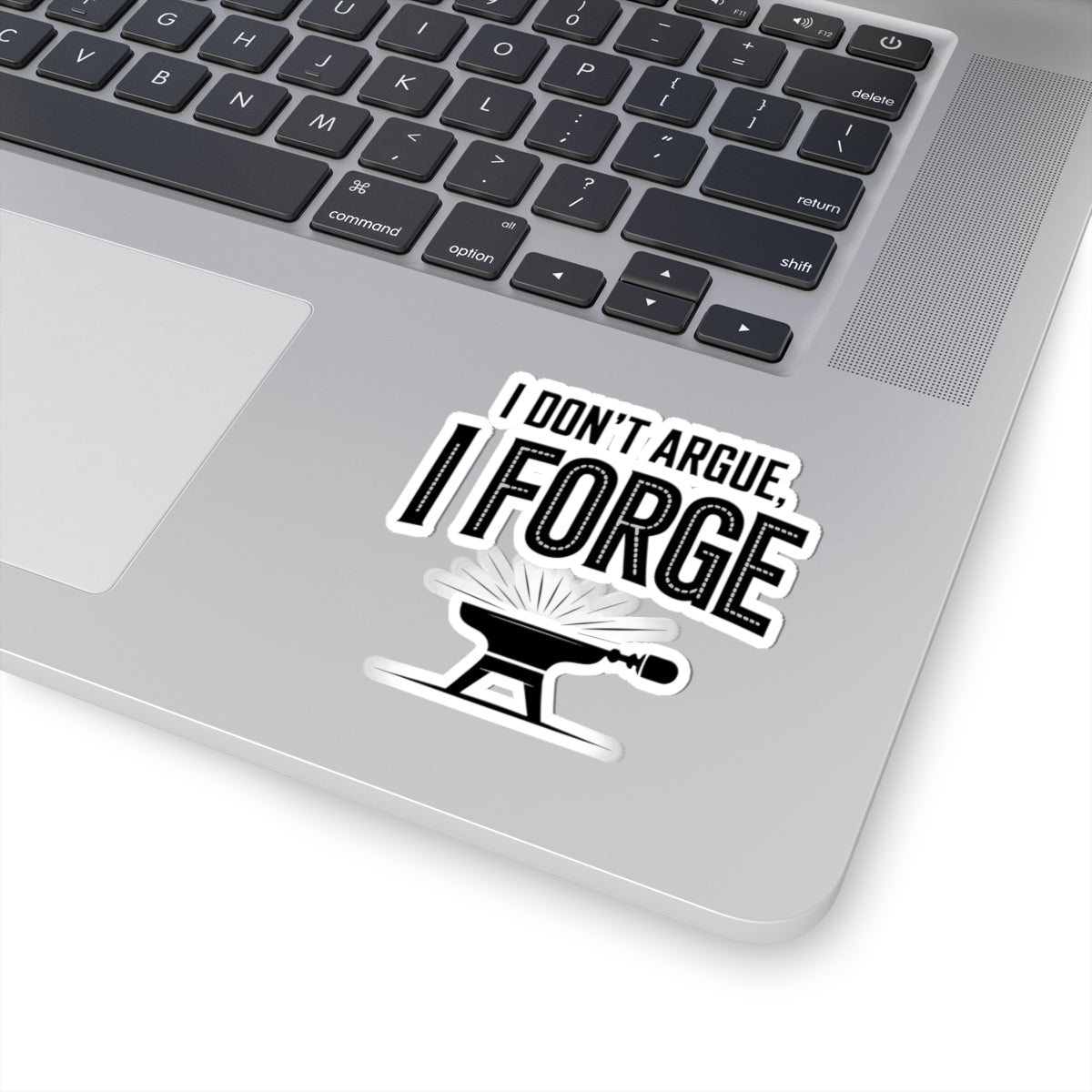 Blacksmith Anvil Sticker – Witty Forge Humor Decal for Iron Workers Bladesmiths and Metal Crafters