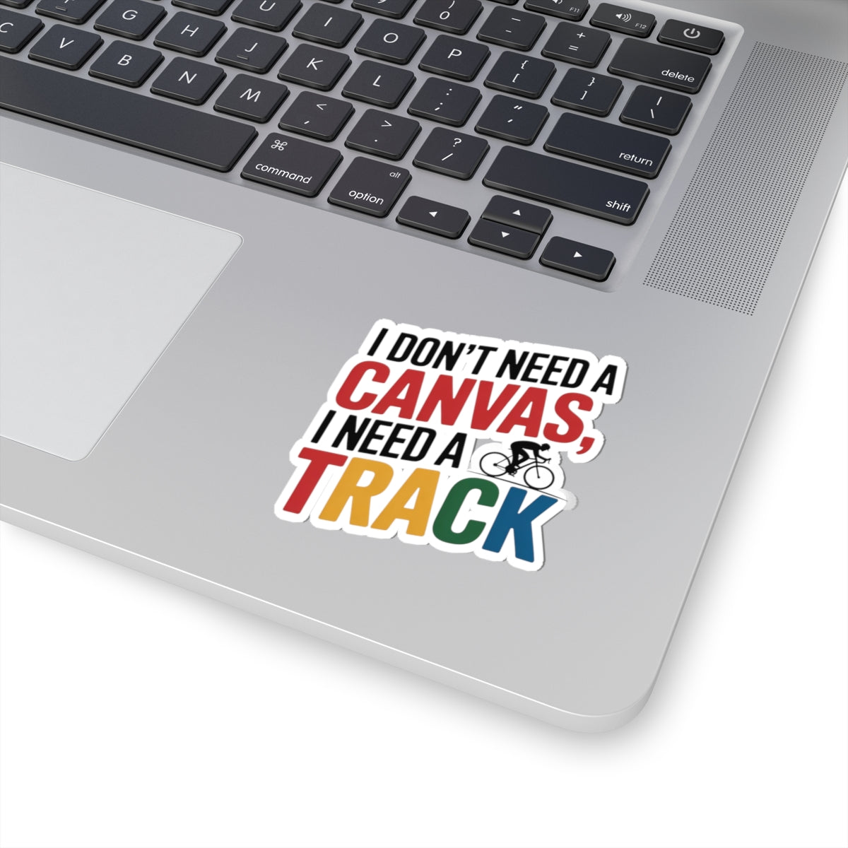 Canvas Track Artistic Sticker - Bike Art Performance Vinyl Decal for Rhythmic Gymnastic Athletes, Studio Riders, Coach