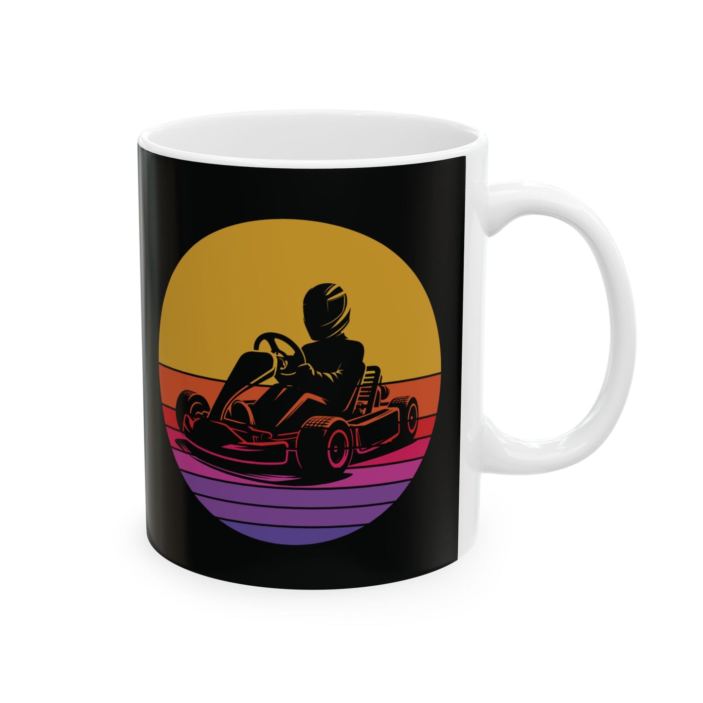 Go Kart Racing Mug - For Karting Lovers & Track Enthusiasts