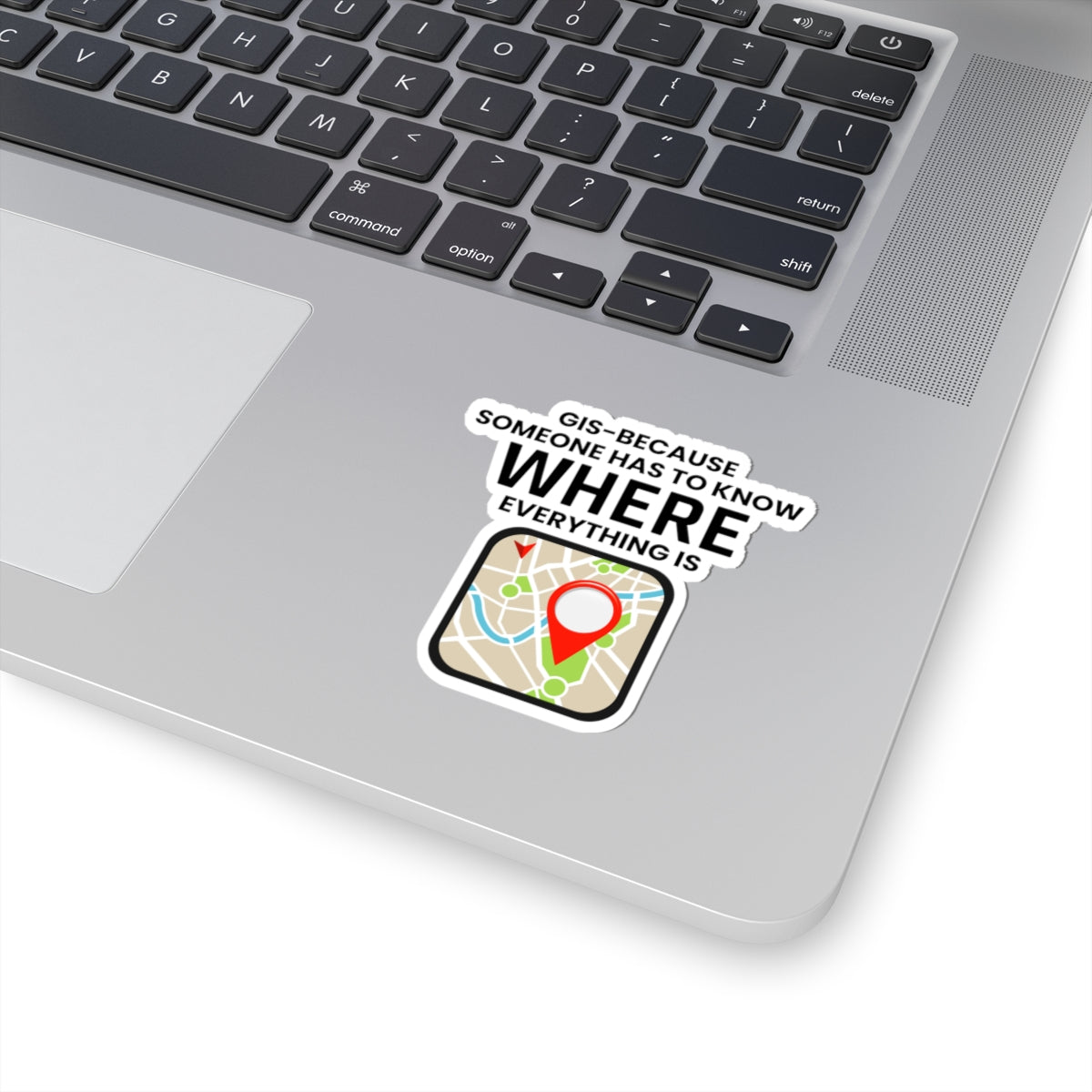 "GIS Essentials Sticker - Location Master Vinyl Decal for Analysts & Planners."