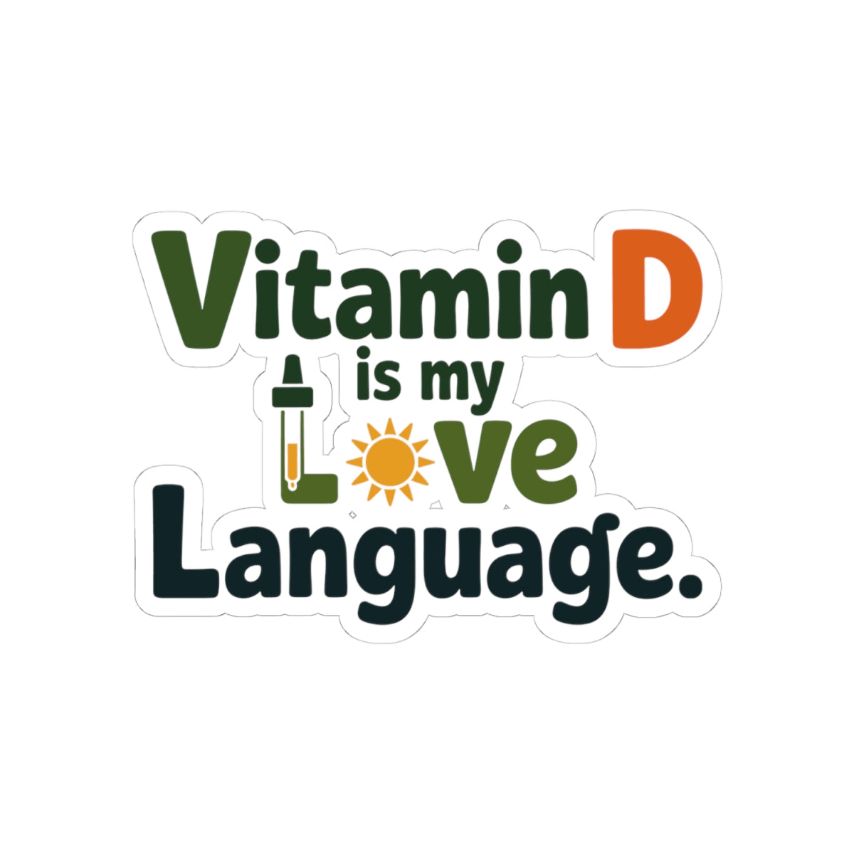 Naturopath Sunshine Sticker - Vitamin D Expertise Vinyl Decal for Naturopaths, Holistic Health Practitioners