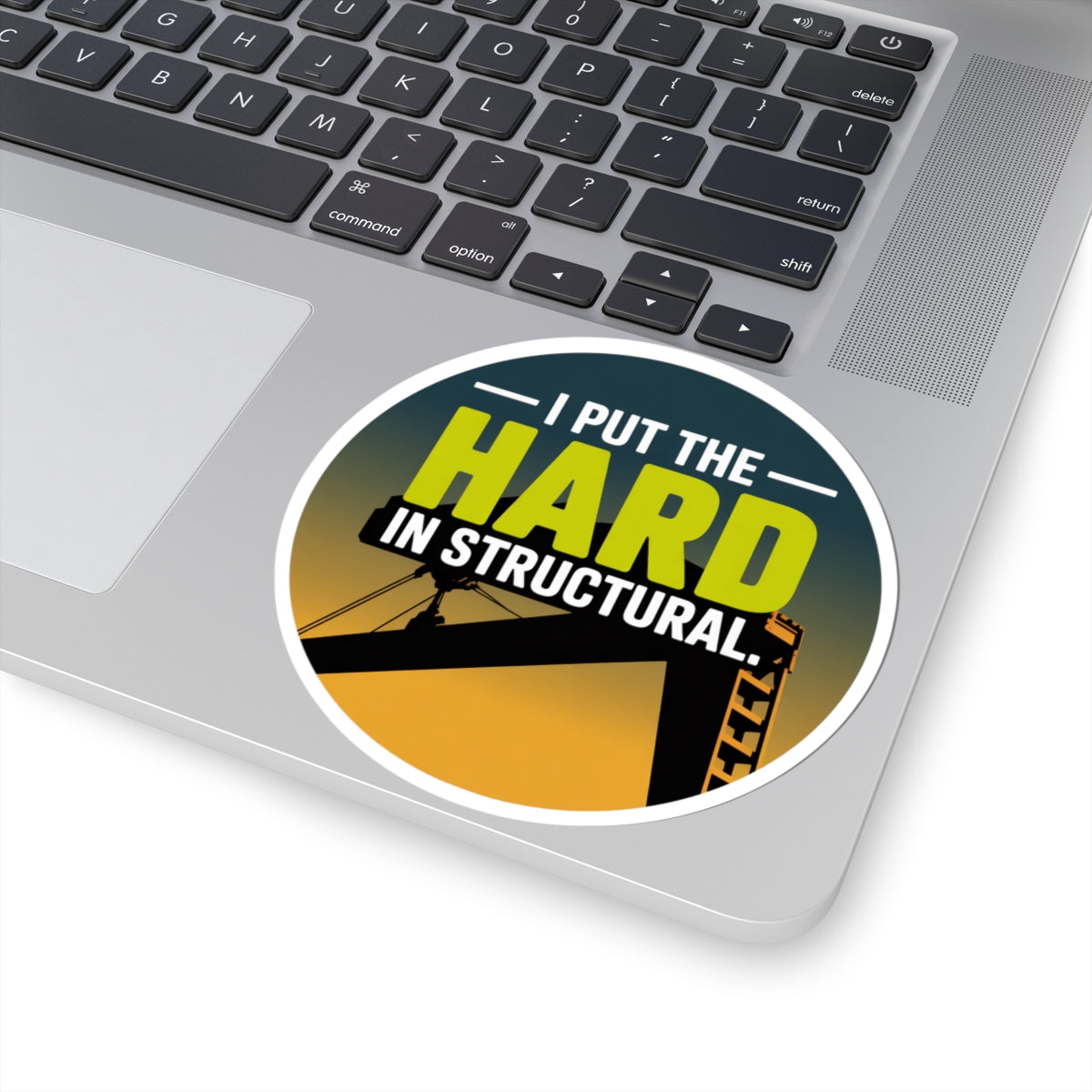 Structural Steel Sticker - Hard Structure Vinyl Decal for Ironworkers & Erectors