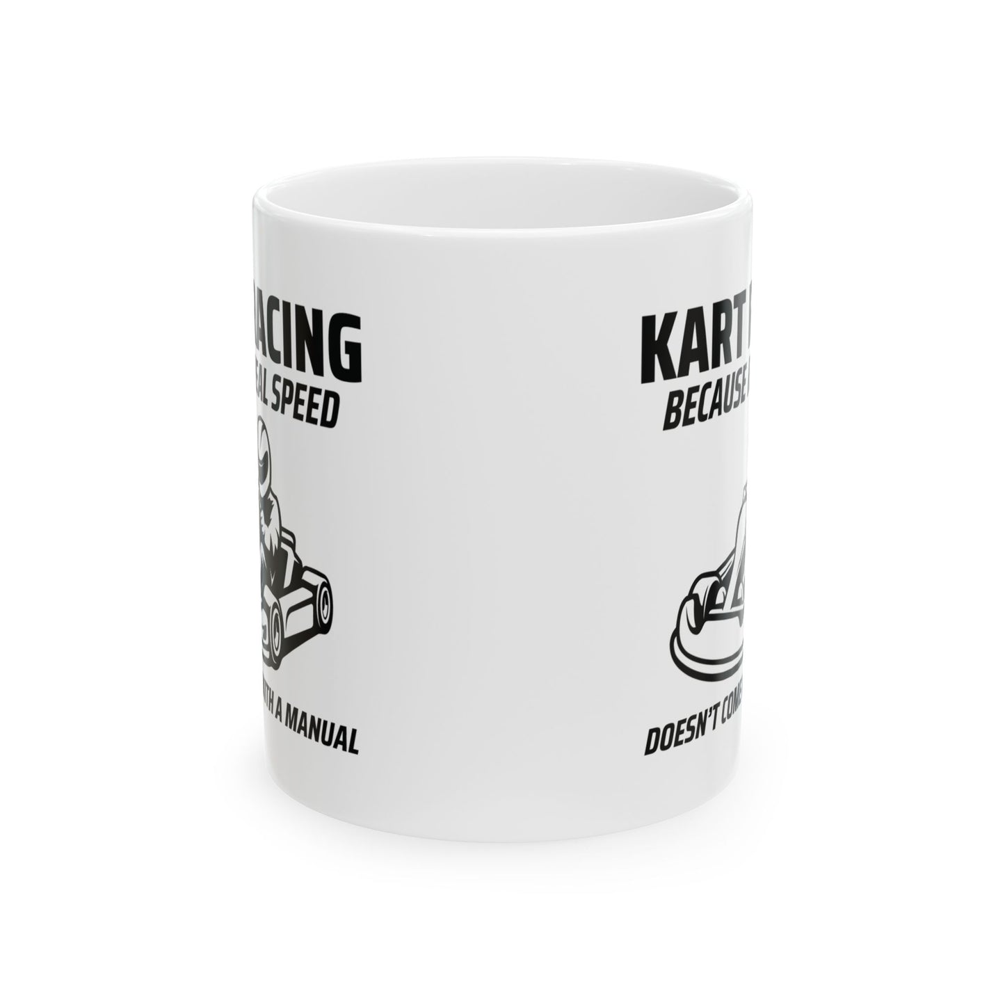 Go Kart Racing Mug - For Speed Enthusiasts & Karting Fans