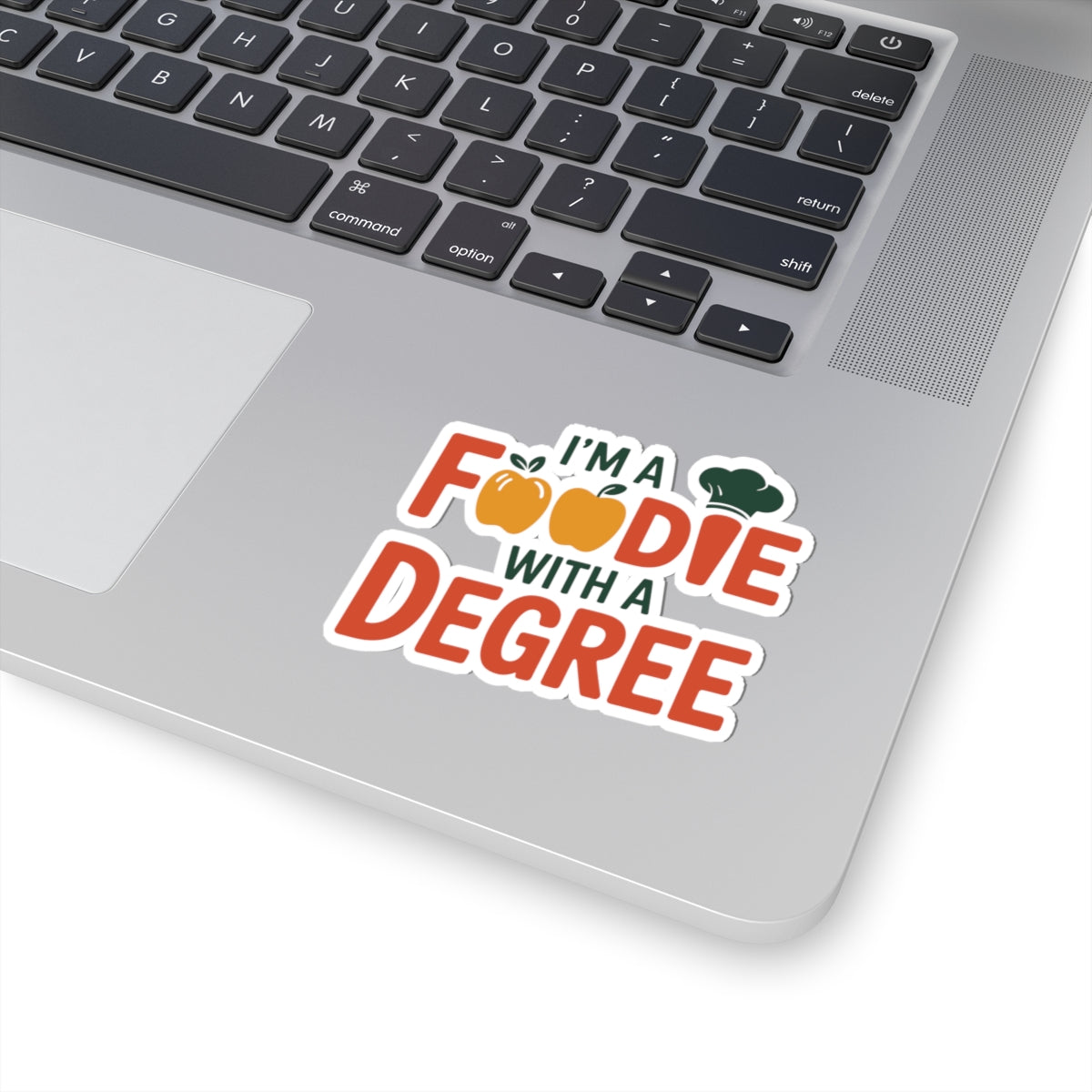 Educated Foodie Sticker - Degree Food Lover Vinyl Decal for Registered Dietitians, Nutritionists