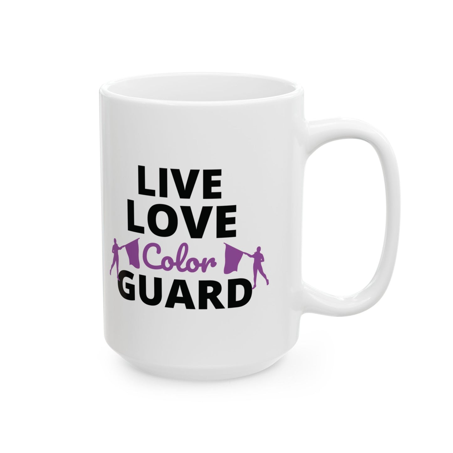 Color Guard Mug - Live Love Colors Design for Enthusiasts