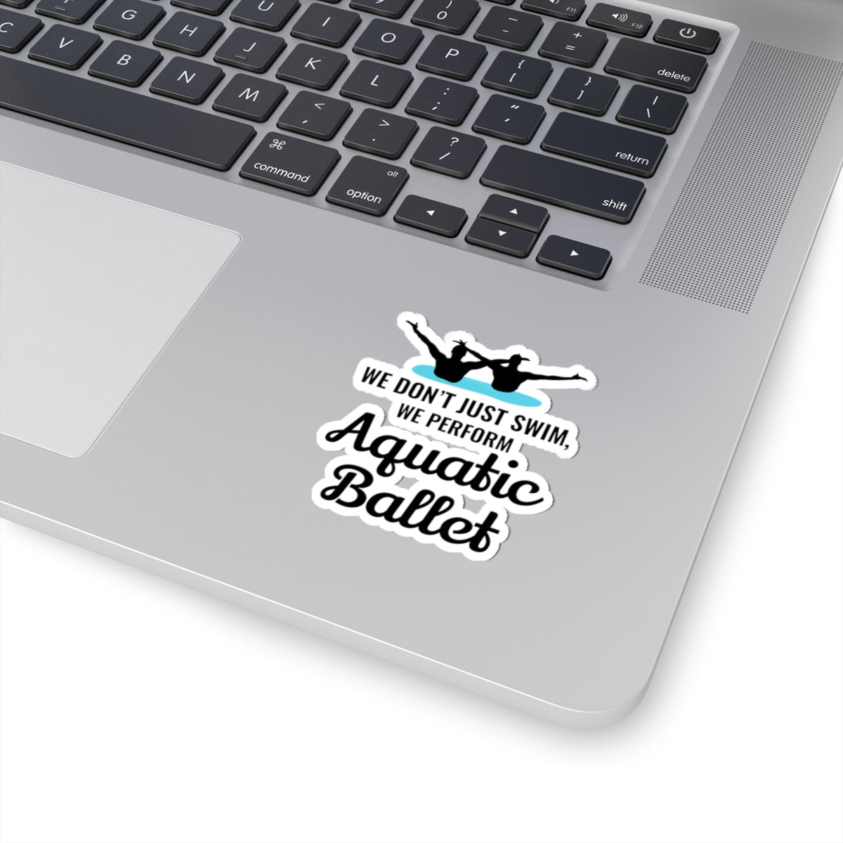 Elegant Synchronized Swimming Sticker - Aquatic Ballet Performance Vinyl Decal