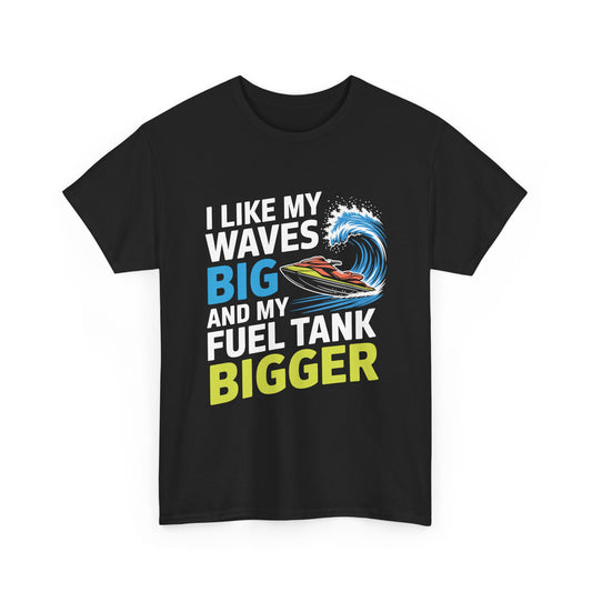 Jetski Waves Fear Me Seagulls Envy Me T-Shirt | Retro Personal Watercraft Tee | Cool Summer Lake Life Graphic