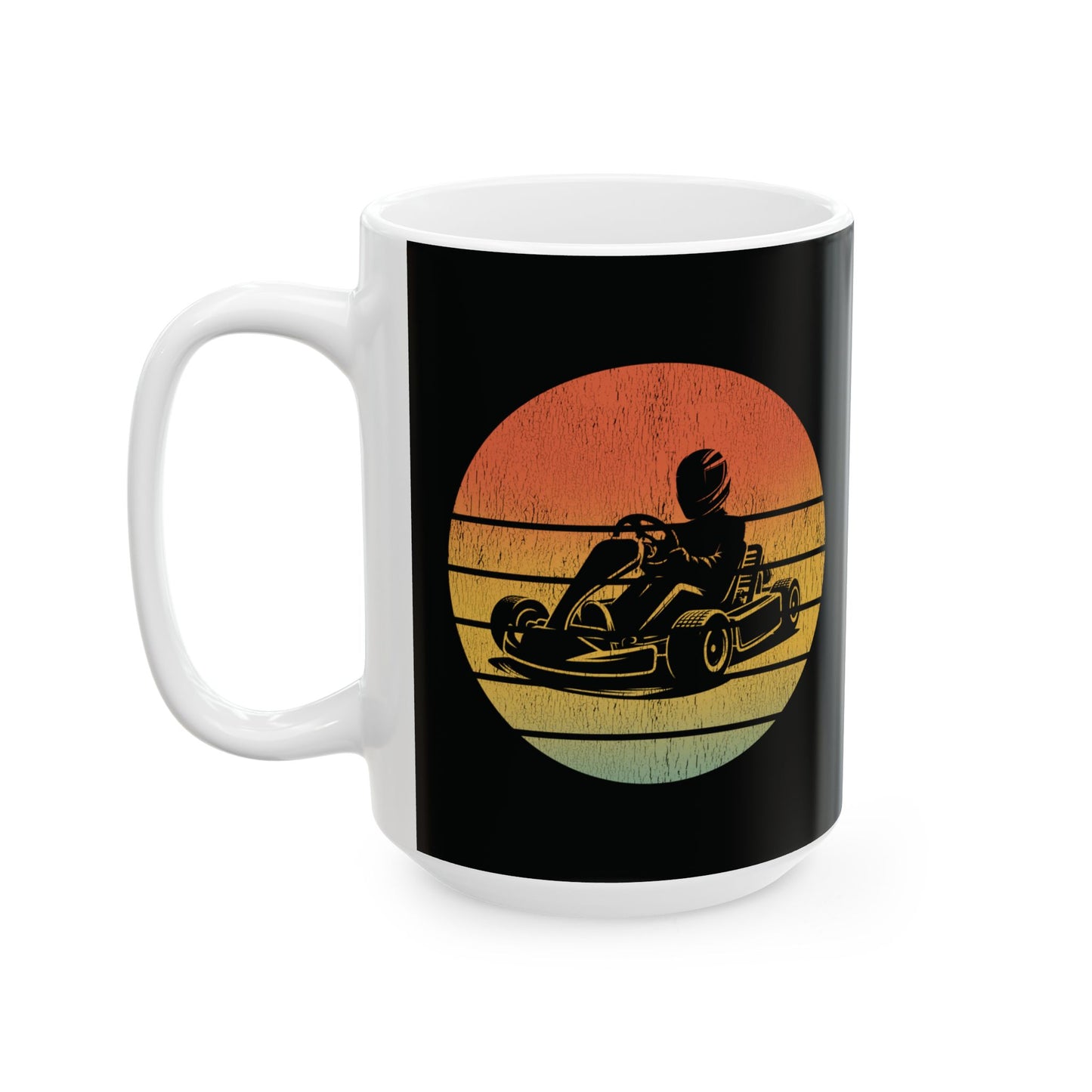 Go Kart Racing Mug - For Racing Enthusiasts & Karting Fans