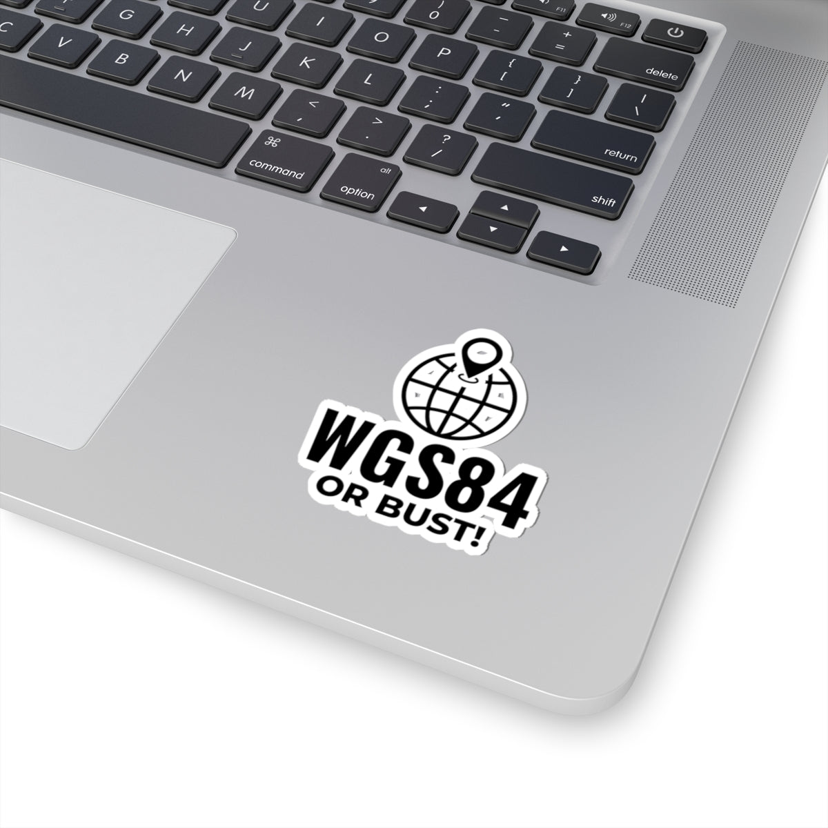 Geeky GIS Sticker - WGS84 Humor Vinyl Decal for Surveyors & Geospatial Nerds