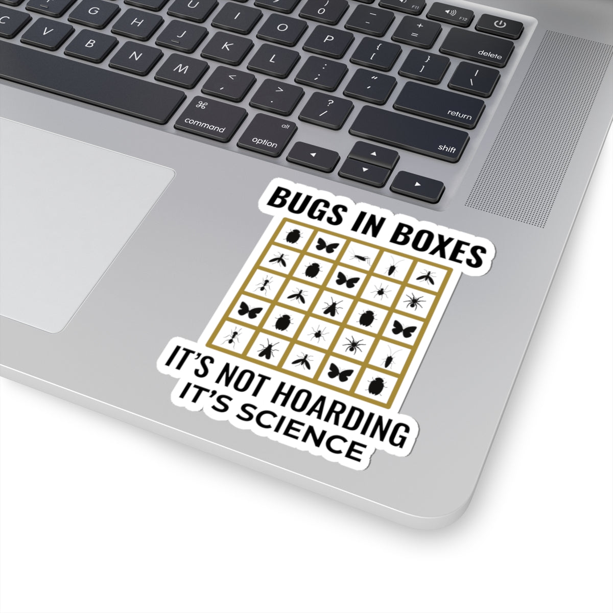 Entomology Humor Sticker - Bug Collection Vinyl Decal for Insect Scientists & Biology Teachers
