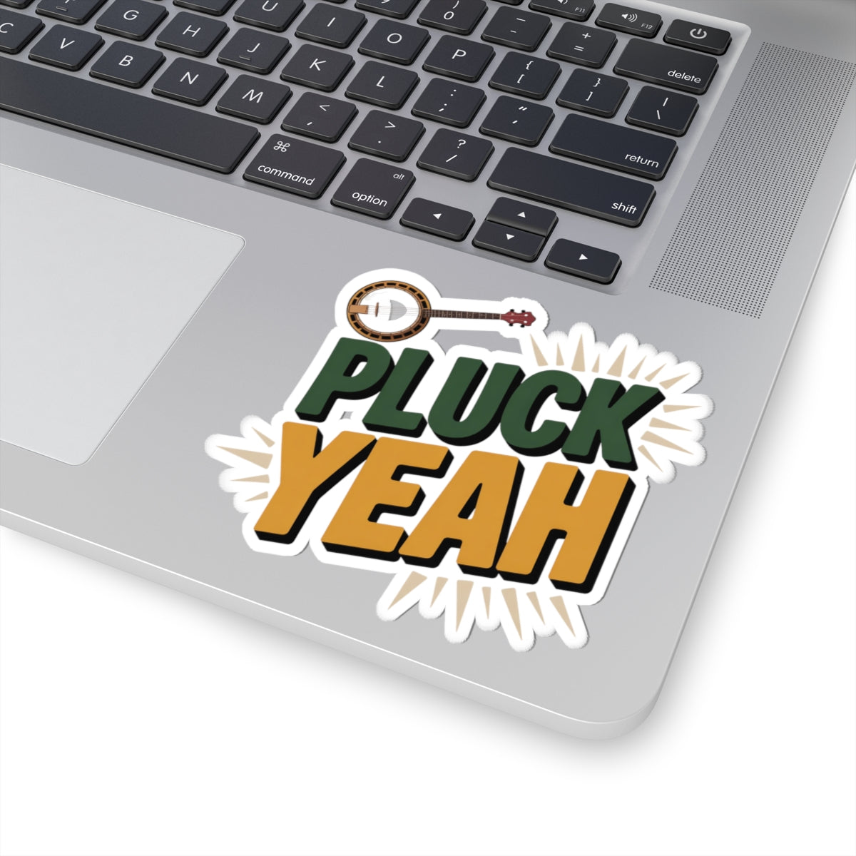 Banjo Sticker – Bold Funny Pun Decal for Bluegrass Musicians String Instrument Players