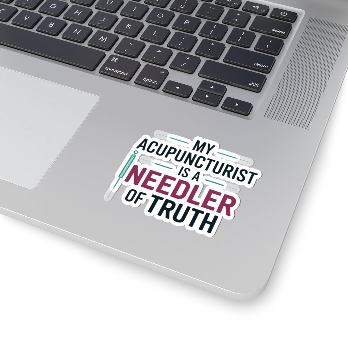 Acupuncture Truth Sticker - Needle Wisdom Vinyl Decal for Acupuncturists, TCM Practitioners