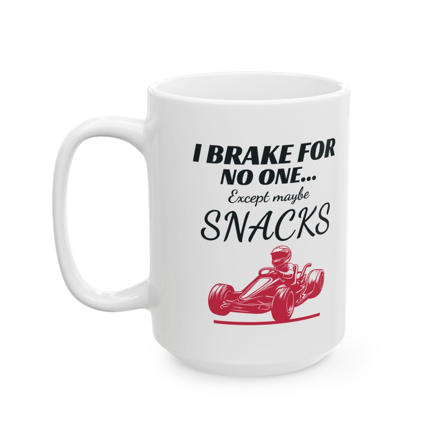 Go Kart Racing Mug for Speed Enthusiasts – Funny Karting Snack Lover