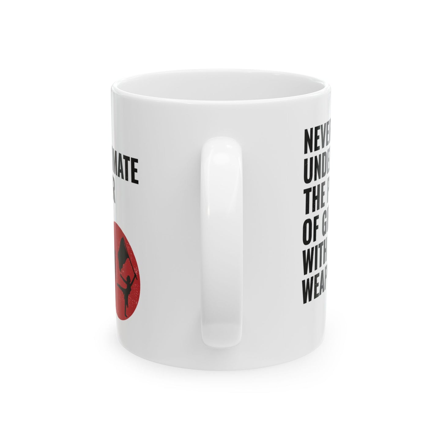 Color Guard Mug - Empowered Girls Design for Performers & Fans