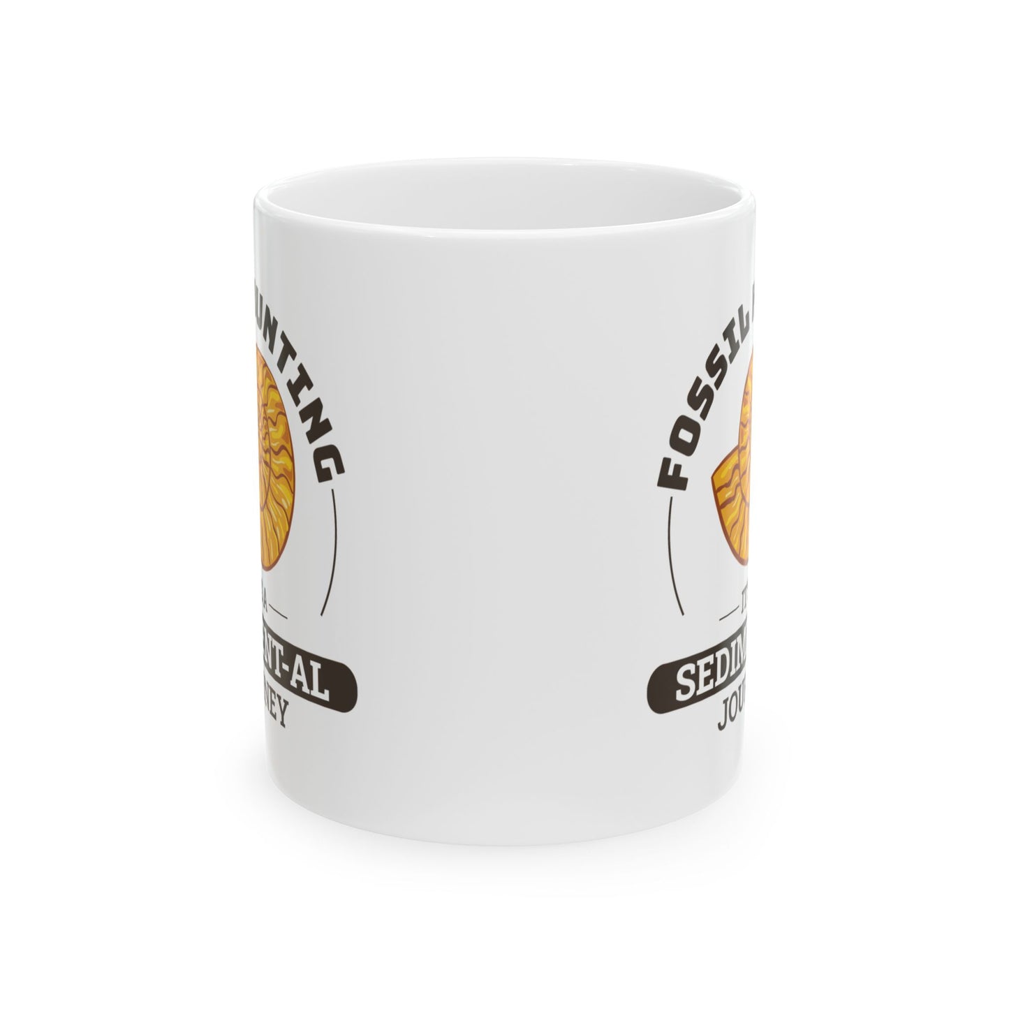 Dinosaur Fossil Mug for Fossil Hunter Enthusiasts - Sedimental Journey