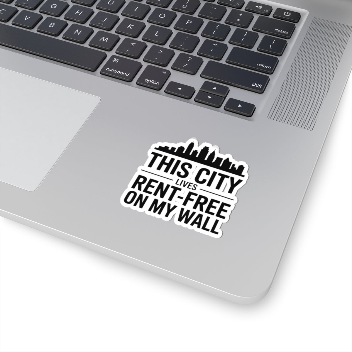 City Map Art Sticker - Urban Skyline Decal for Travelers and City Lovers