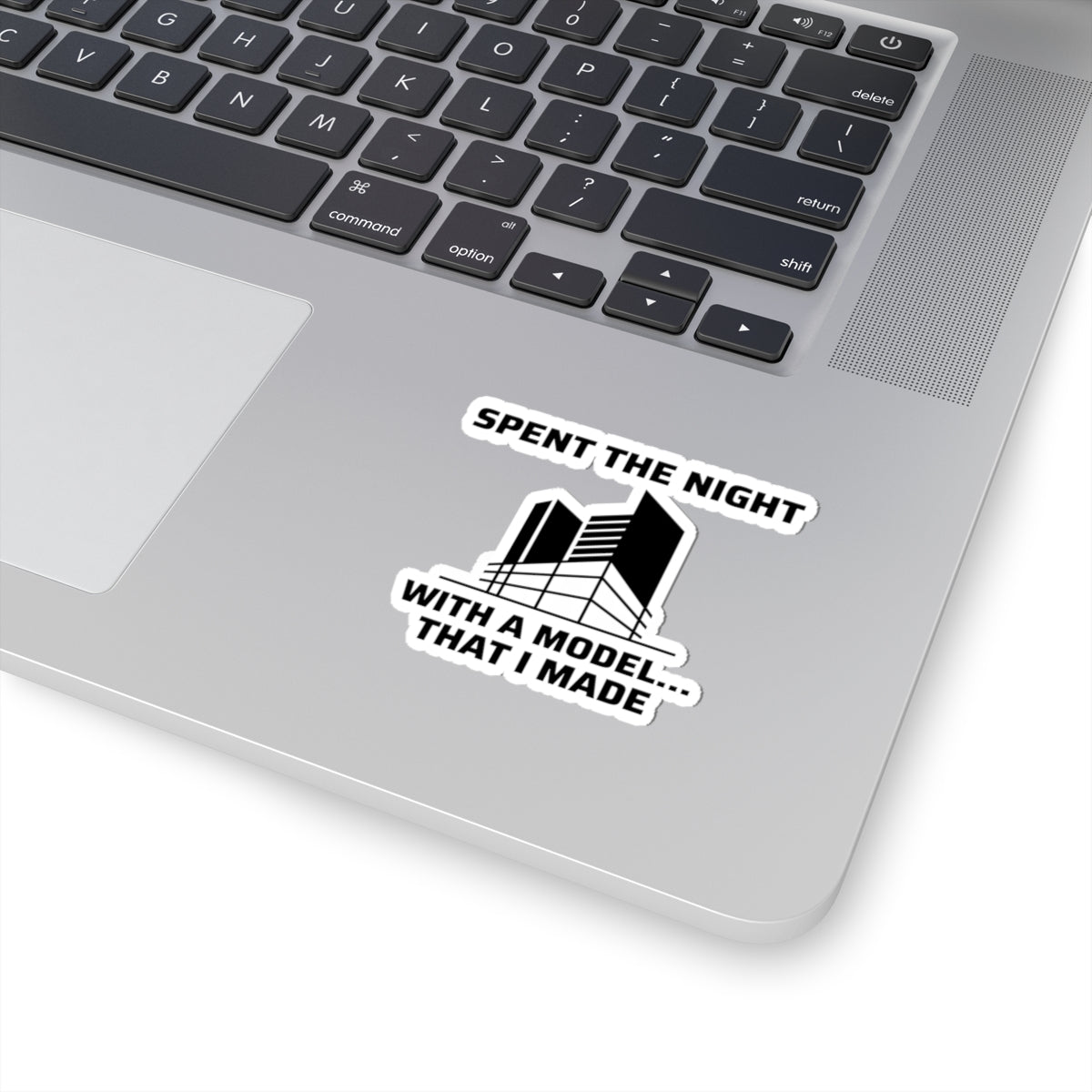 Architect Model Sticker - Design Humor Vinyl Decal for Architects & Drafting Professionals