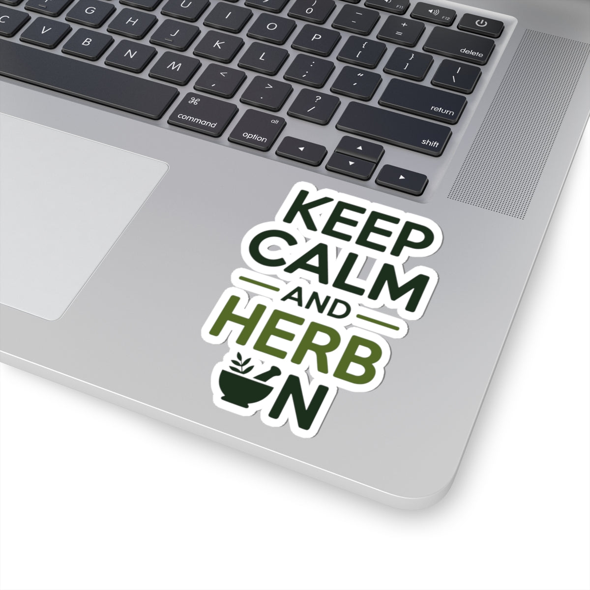Naturopath Mantra Sticker - Calm Herbal Healing Vinyl Decal for Naturopaths, Plant Remedy Practitioners