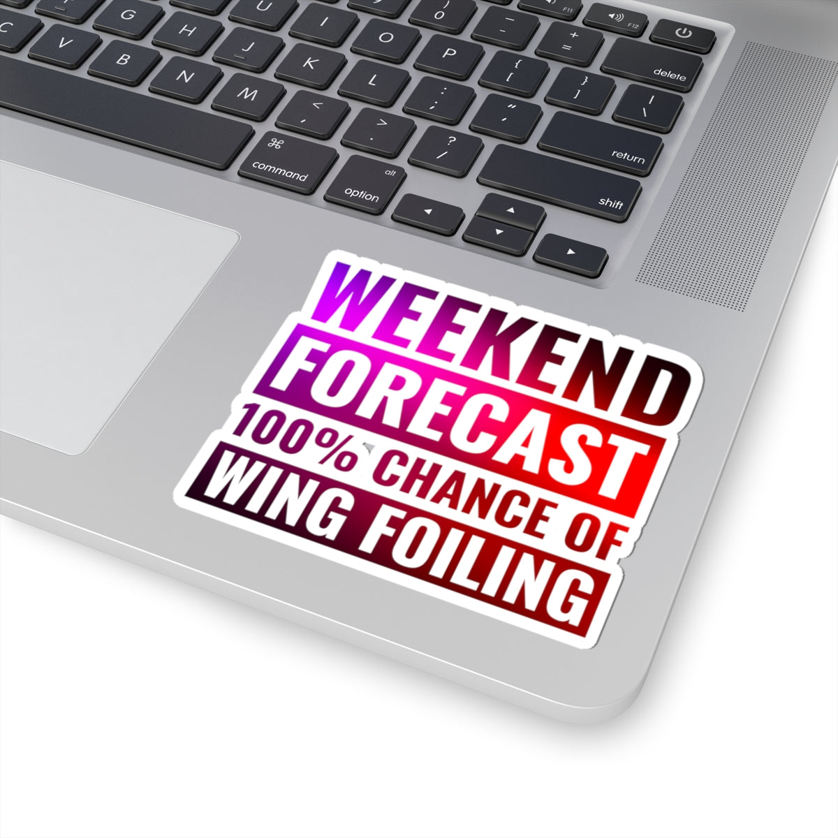 Weekend Wing Foiling Sticker - Water Sports Passion Vinyl Decal