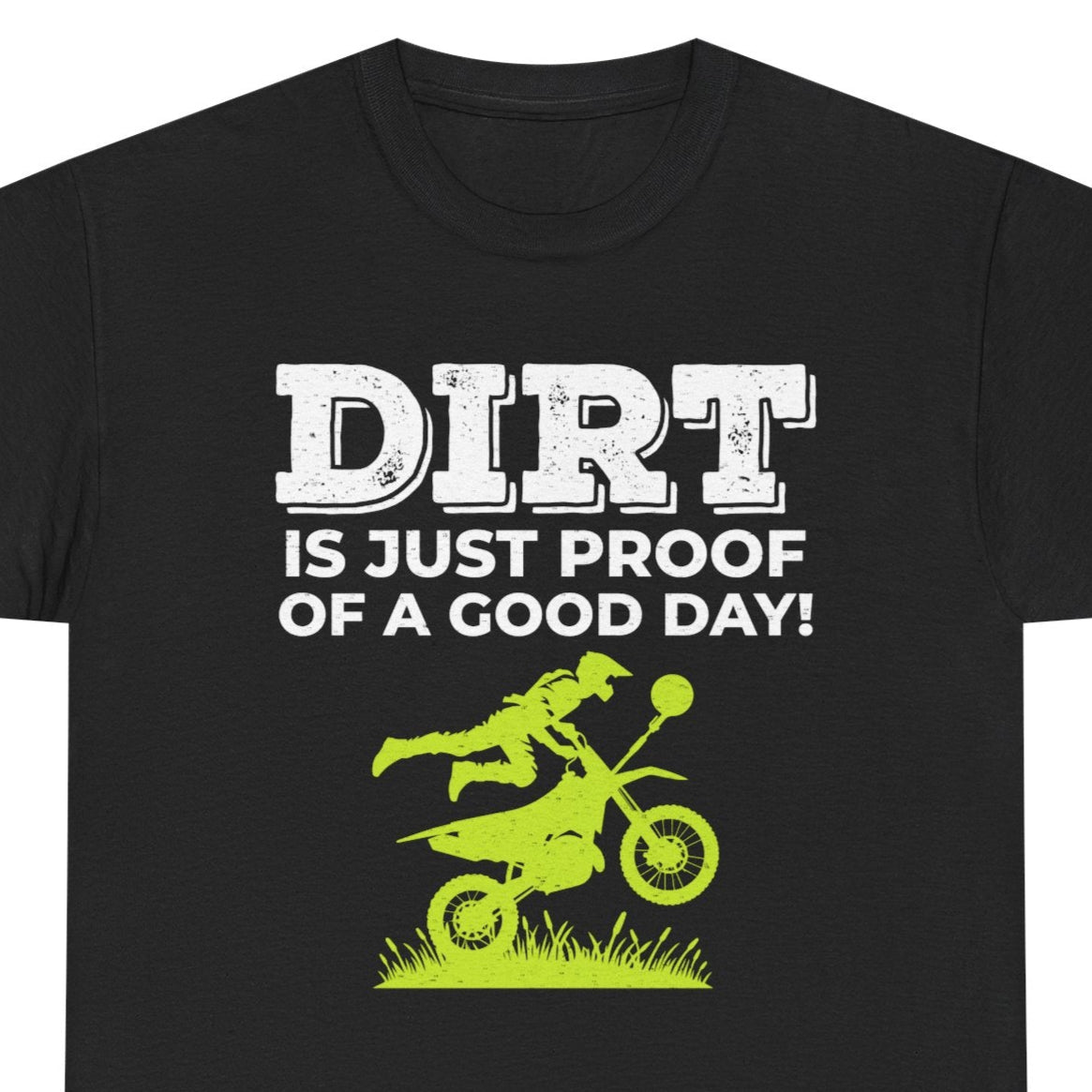 Dirt Bike Motocross T-Shirt - Muddy Ride Tee for Offroad Racers & Trail Enthusiasts