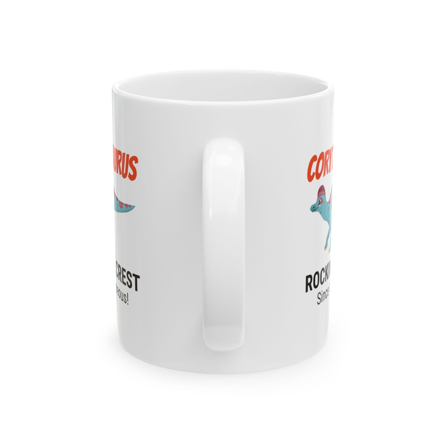 Dinosaur Fossil Mug - Corythosaurus, Crest - Dino Humor Mug