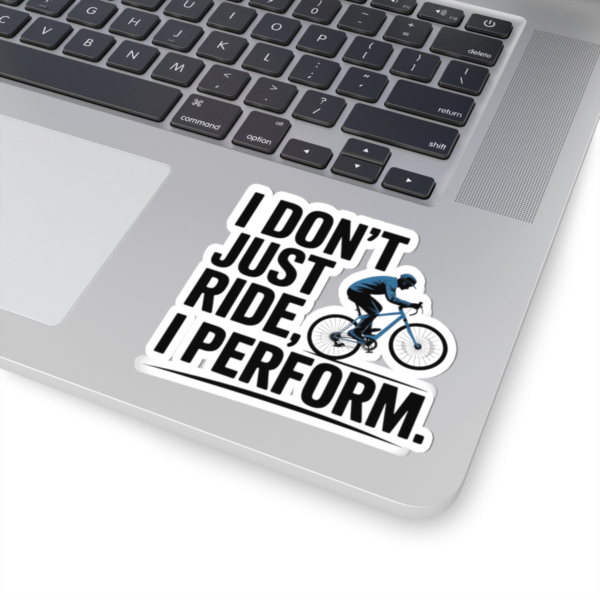 Dynamic Indoor Cycling Sticker - Perform Bike Show Vinyl Decal for Unicycle Performers, Competitive Teams, Enthusiasts