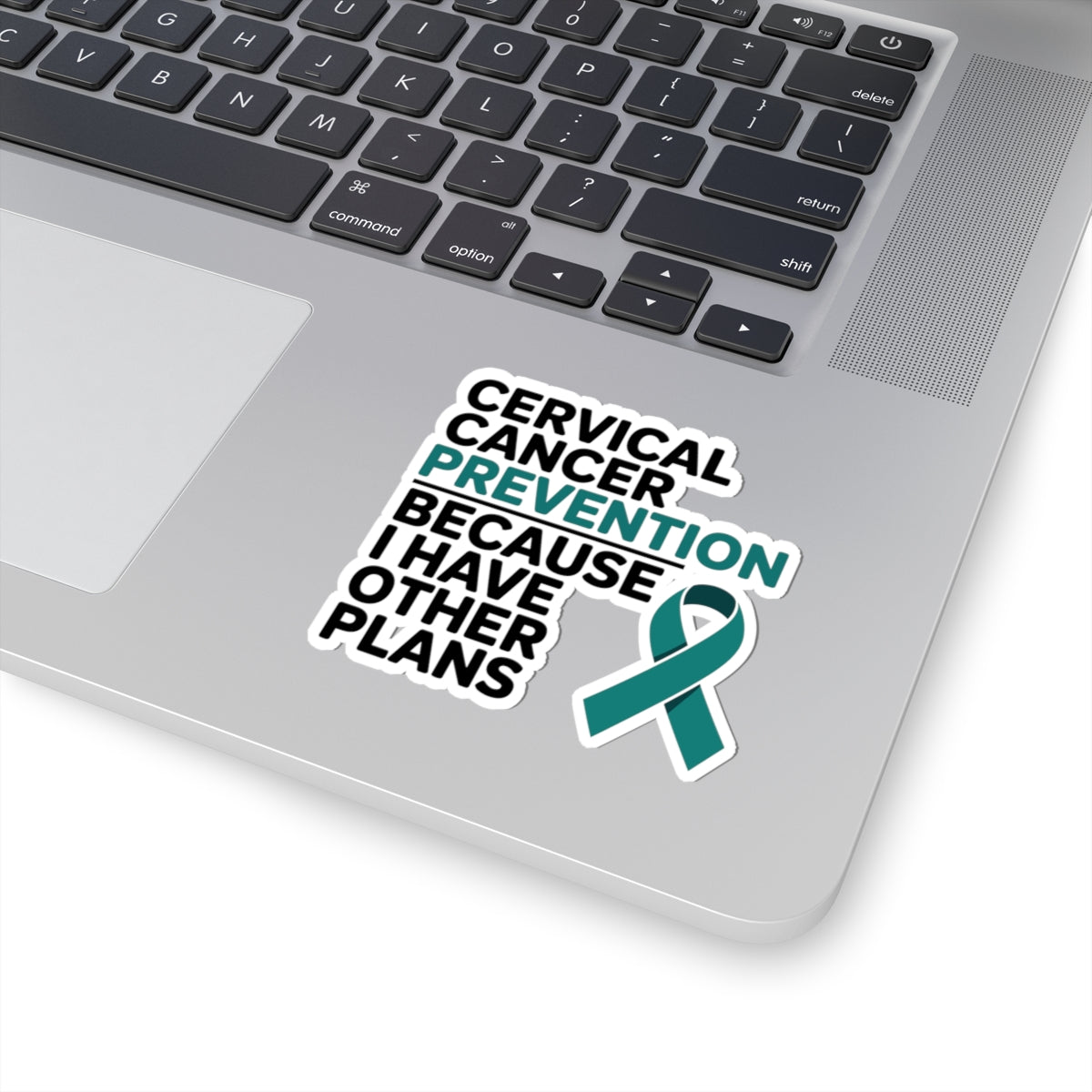 Empowered Prevention Sticker - Cervical Cancer Awareness Vinyl Decal for Women, Survivors, and Advocates