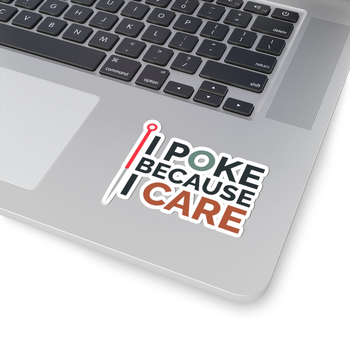 Caring Acupuncturist Sticker - Compassionate Poke Vinyl Decal for TCM Practitioners, Healers