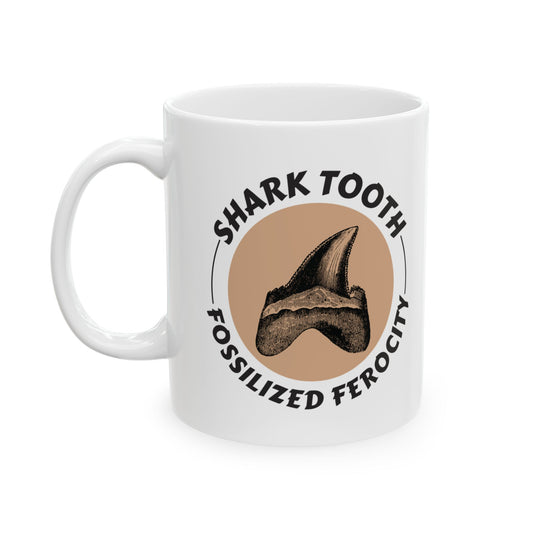 Shark Tooth Collector Mug Fossil Hunting Gift for Paleontology Fans