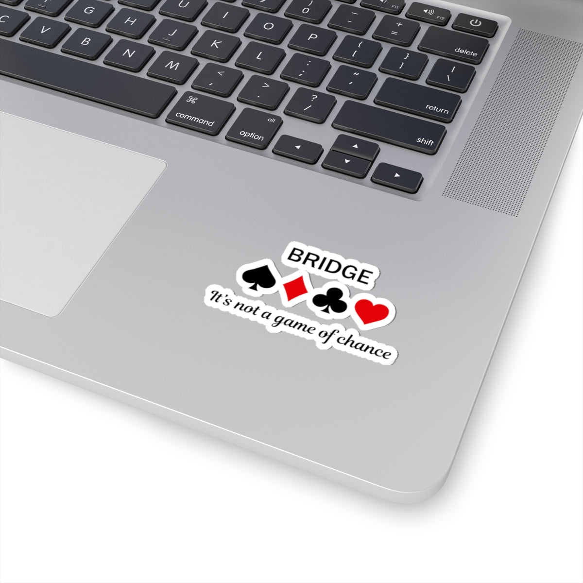 Bridge Strategy Sticker - Card Game Wit Vinyl Decal for Tournament Players & Mind Sport Enthusiasts