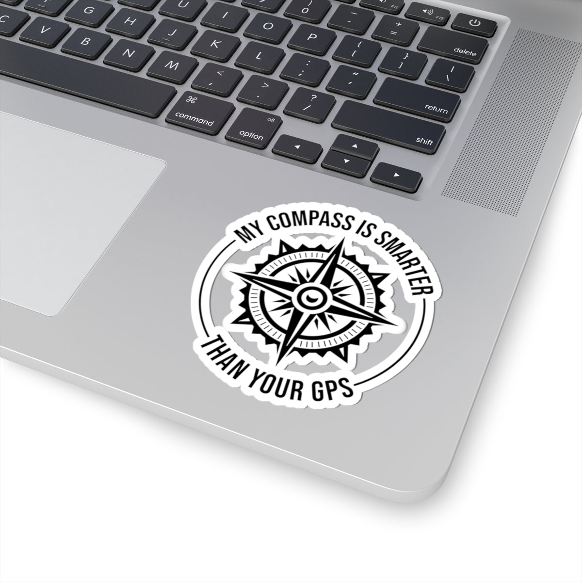 Analog Navigation Sticker - Compass Wisdom Vinyl Decal for Backcountry Explorers