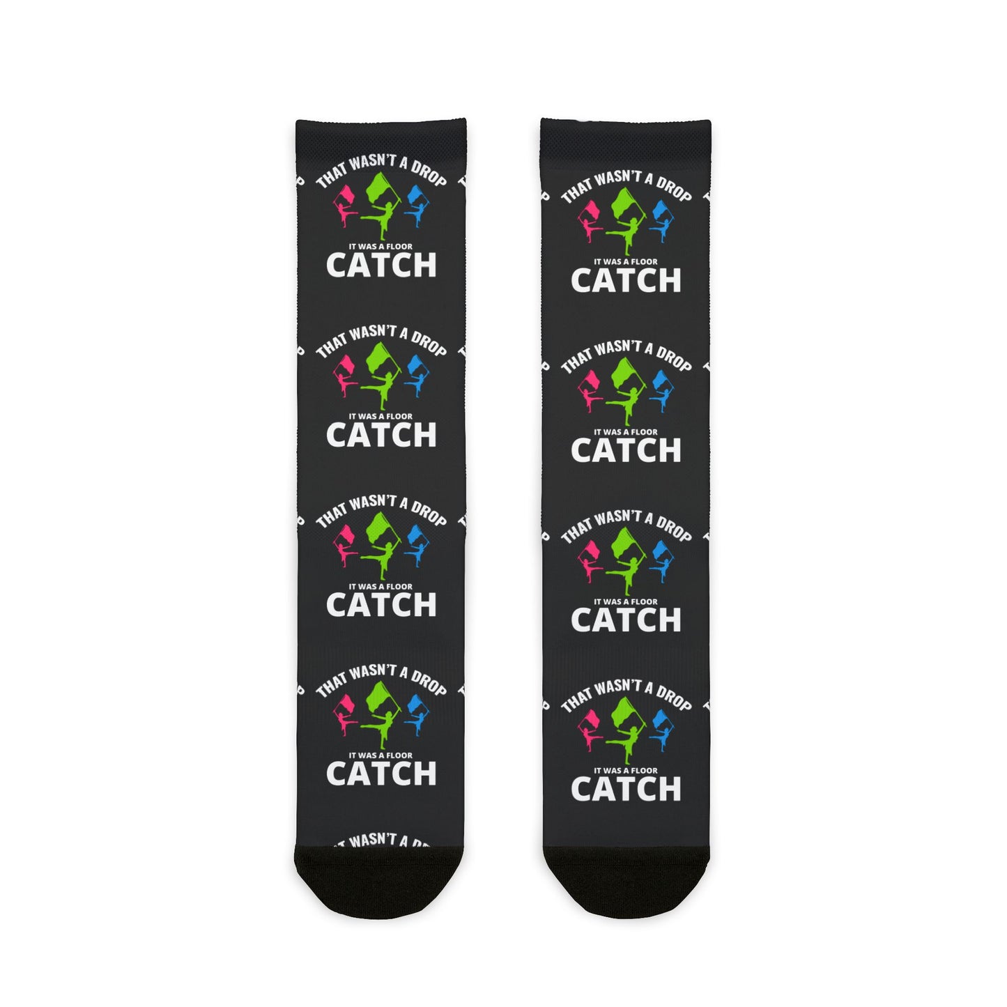 Color Guard Socks – Fun Design for Performers, Dancers, and Flag Enthusiasts