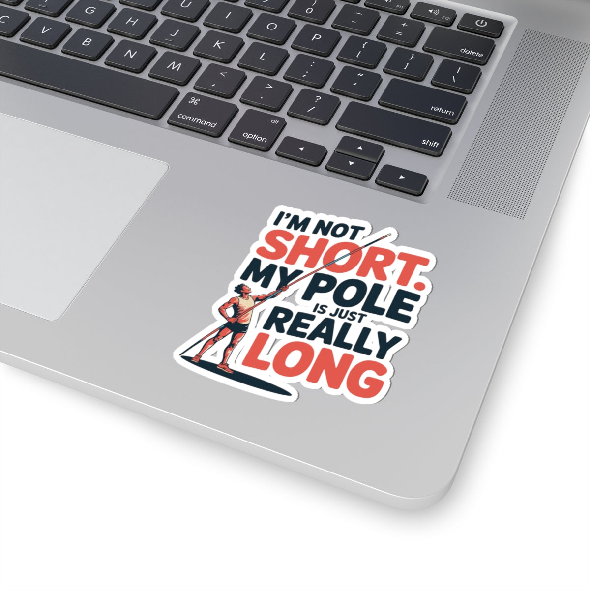 Pole Vault Sticker – Funny Long Pole Humor Sport Decal for Track & Field Athletes Teen Vaulters