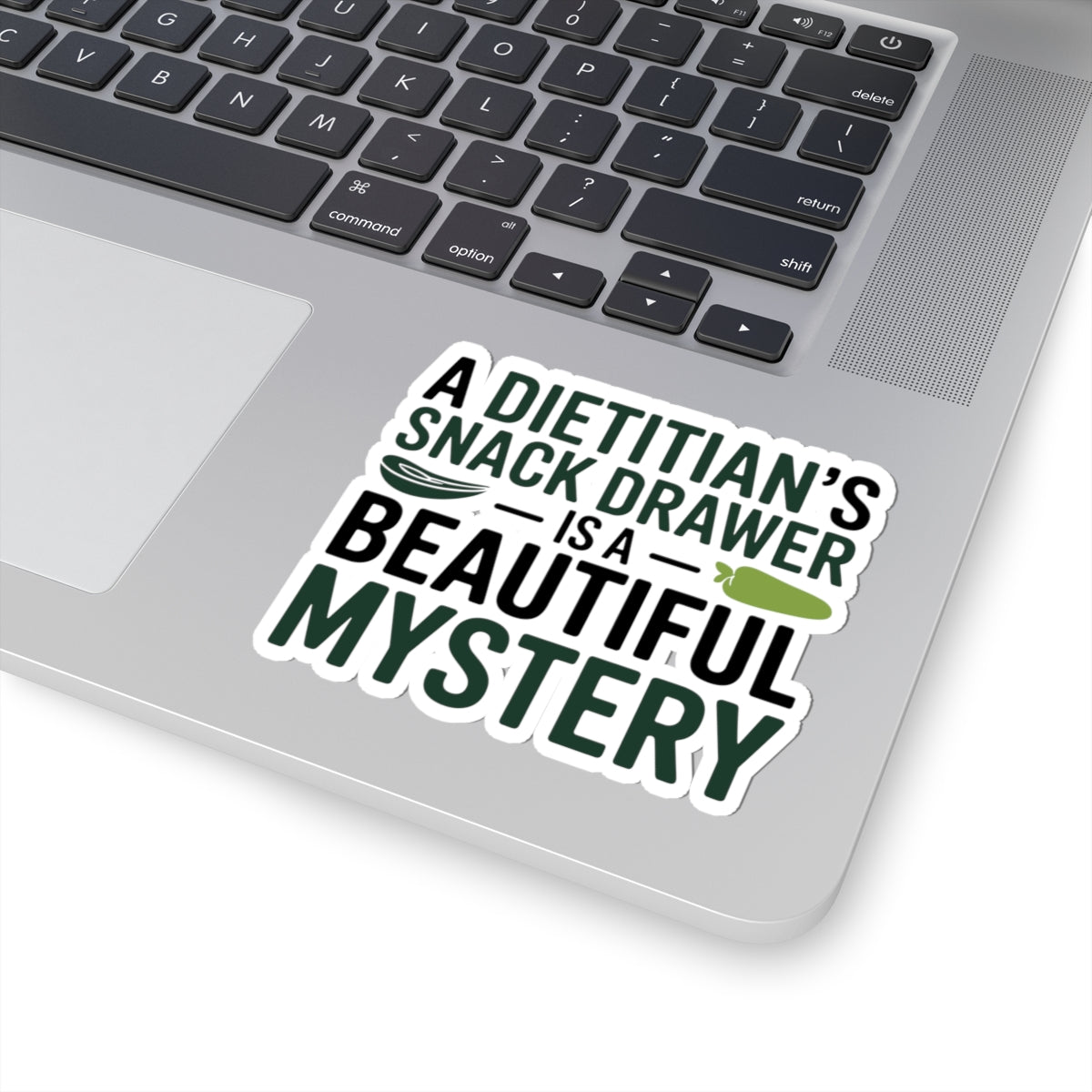 Mystery Snack Dietitian Sticker - Playful Drawer Vinyl Decal for Registered Dietitians