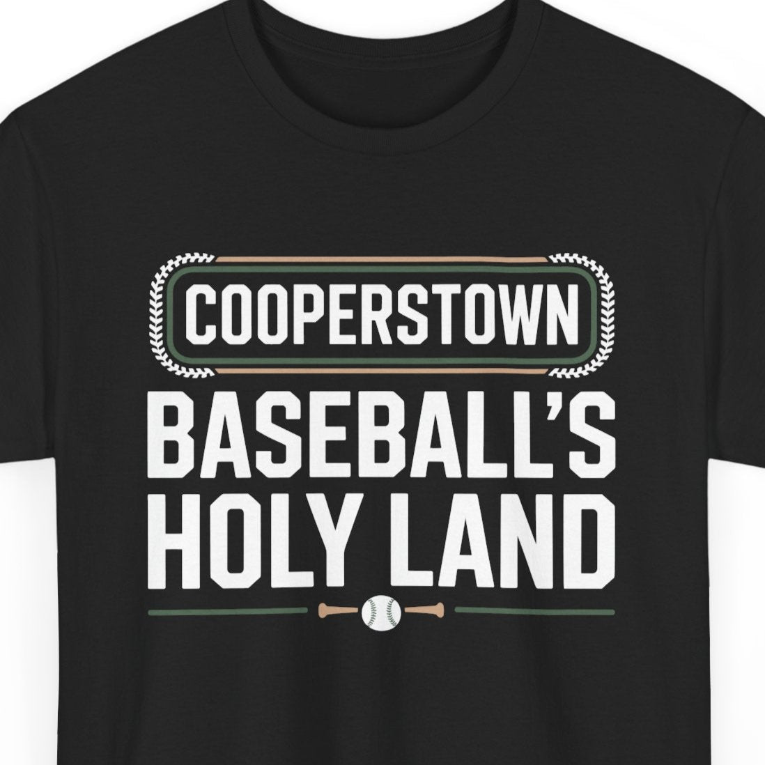 Cooperstown Baseball T-Shirt - Classic Sports Tee for Baseball Lovers & Cooperstown Visitors