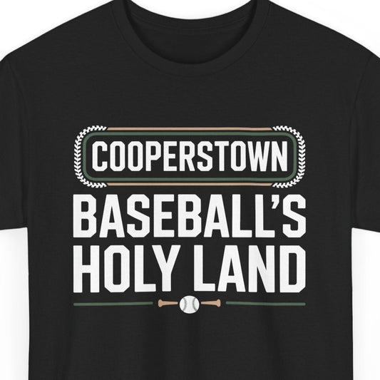 Cooperstown Baseball T-Shirt - Classic Sports Tee for Baseball Lovers & Cooperstown Visitors