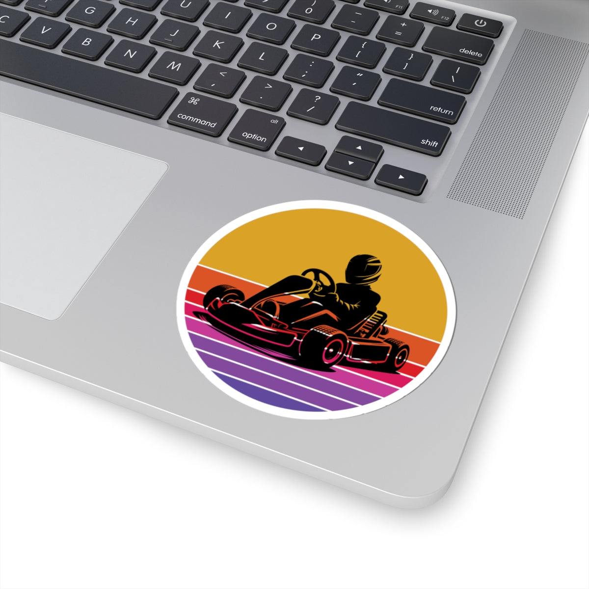 Go Kart Racing Sticker Vinyl - High-Speed Decal for Drivers & Fans